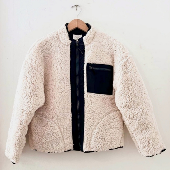 NWT Z Supply On the Go Reversible Sherpa Jacket - Picture 1 of 5